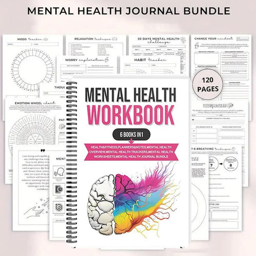 Mental Health Workbook (6 in 1)